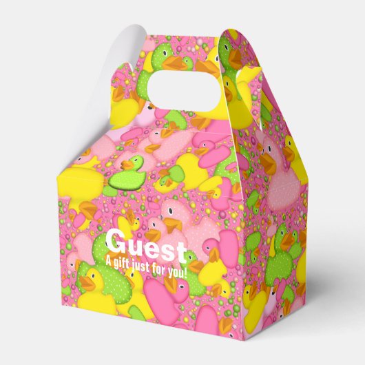 ダックス – n – ドット – スタイル-2 – ドルクピンク – ゲーブル御絵箱 フェイバーボックス (正面サイド)