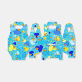 ダックス – n – ドット – スタイル-3 – ブルー2切り妻用箱 フェイバーボックス (折り畳みなし)