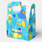 ダックス – n – ドット – スタイル-3 – ブルー2切り妻用箱 フェイバーボックス (オープン)