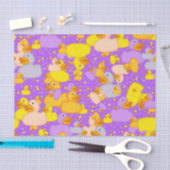 ダックス – o – ドット – スタイル-1 – パープル – ティッシュラップ紙 薄葉紙 (クラフト)