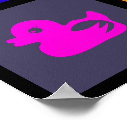 ダックタイル壁紙 ポスター (角)