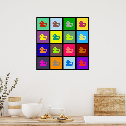 ダックタイル壁紙 ポスター (キッチン)