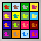 ダックタイル壁紙 ポスター (正面)