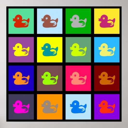 ダックタイル壁紙 ポスター (正面)