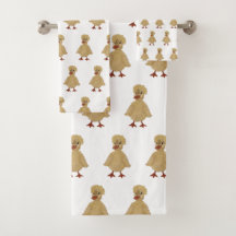 ダックタオルアヒルタオルセット