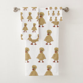 ダックタオルアヒルタオルセット バスタオルセット