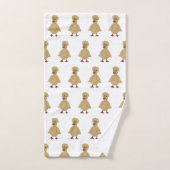 ダックタオルアヒルタオルセット バスタオルセット (ハンドタオル)