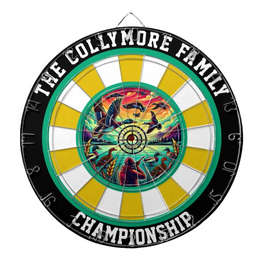 ダックターゲッ素朴ト壁の装飾 ダーツボード (正面)