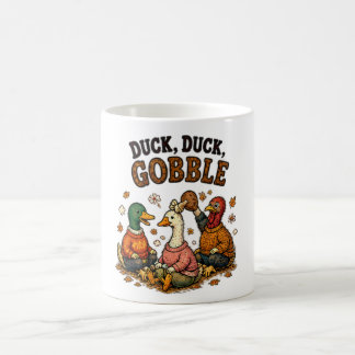 ダックダックガッブル・サンクスギビング デザイン コーヒーマグカップ
