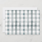 ダックダッククラシックデュース男の子の写真2nd誕生日 招待状 (裏面)