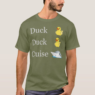ダックダッククルーズクルージングダックスおもしろいファミリー Tシャツ