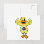 ダックダーツの中心 ポストカード (正面/裏面)