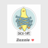 ダックテープおもしろいダクトテープパン シール (シート)