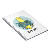 ダックテープおもしろいダクトテープパン ノートブック (右側)