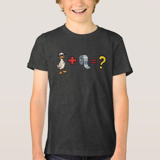 ダックテープの言葉遊び トライブレンドTシャツ (正面)