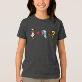 ダックテープの言葉遊び トライブレンドTシャツ (正面)