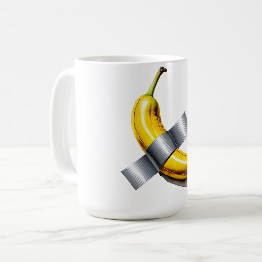 ダックテープバナナ15oz コーヒーマグカップ (正面左)