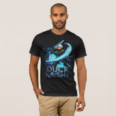 ダックナイト 3D サイバー ダック ウォリアー Tシャツ (正面フル)