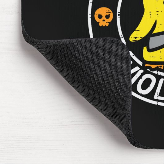 ダックナイフ私は皮肉なおもしろいジョークのユーモアGag Mを選択 マウスパッド (コーナー)