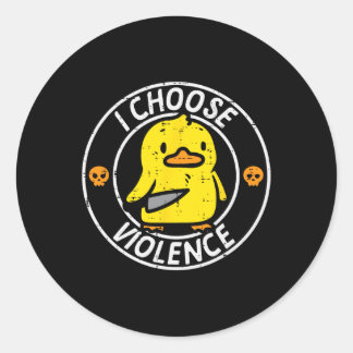 ダックナイフ私は皮肉なおもしろいジョークのユーモアGag Mを選択 ラウンドシール