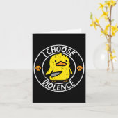 ダックナイフ 私はユーモアギャグジョークを選ぶ カード (黄色い花)