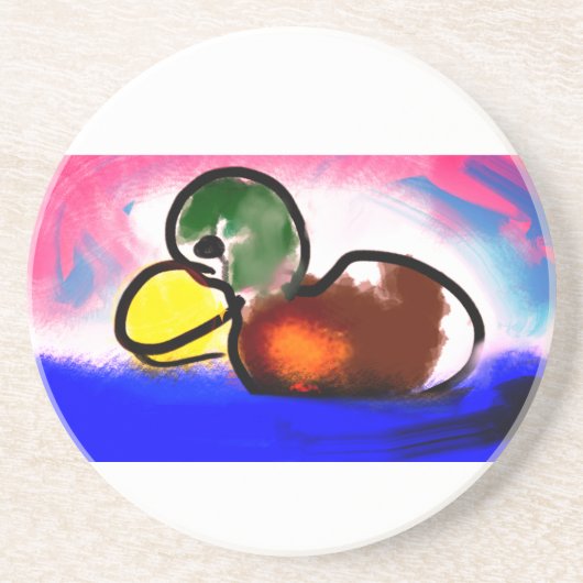 ダックハッピーパパの日 コースター (正面)