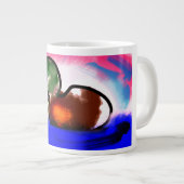 ダックハッピーパパの日 ジャンボコーヒーマグカップ (正面右)