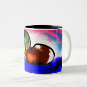 ダックハッピーパパの日 ツートーンマグカップ (正面右)