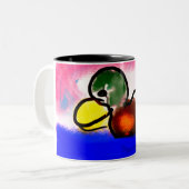 ダックハッピーパパの日 ツートーンマグカップ (正面左)