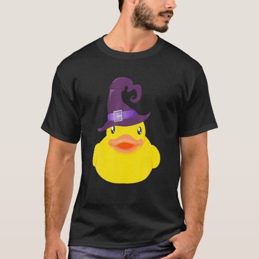 ダックハロウィーンウィッチハット Tシャツ (正面)