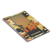 ダックハンターと迷彩柄スパイラル ノートブック (右側)