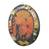 ダックハンターアンド迷彩柄 ダーツボード (正面右)