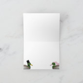 ダックハンターウェディング感謝メッセージ サンキューカード (内部)