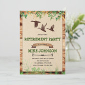 ダックハンター引退パーティの招待状 招待状 (スタンド正面)