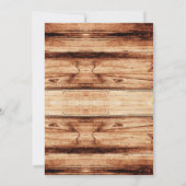 ダックハンター引退パーティの招待状 招待状 (裏面)