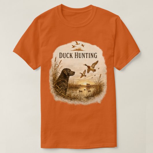 ダックハンティング Tシャツ (デザイン正面)