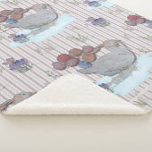 ダックバルーン子供部屋テーマベビー布シェルパブラン シェルパブランケット (3/4)