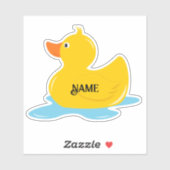 ダックパーソナライズされた シール (シート)