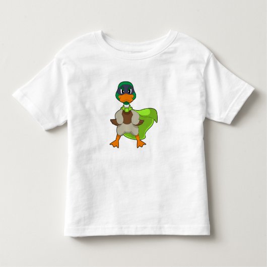 ダックヒーローケープ トドラーTシャツ (正面)