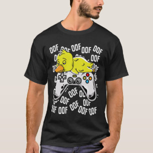 ダックビデオゲームキッズボーイズガールズのNoob Tシャツ