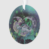 ダックビル恐竜アート オーナメント (正面)