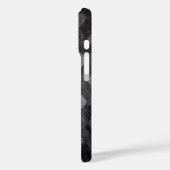 ダックピクトグラムアーガイルオン黒グランジ Case-Mate iPhoneケース (裏面 / 左)