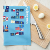 ダックピンどこでもタオル キッチンタオル (四つ折り)