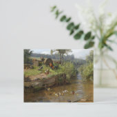 ダックファミリーオンザウェイカールジュツ ポストカード (スタンド正面)