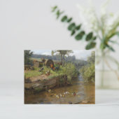 ダックファミリーオンザウェイカールジュツ ポストカード (スタンド正面)