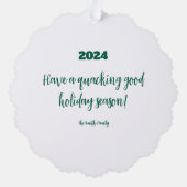 ダックファミリーオーナメントカード オーナメントカード (裏面)