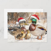 ダックファミリーポストカード シーズンポストカード (正面/裏面)