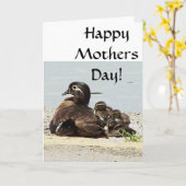 ダックファミリーマザーズのデイカード カード (黄色い花)