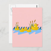 ダックファミリー ポストカード (正面/裏面)