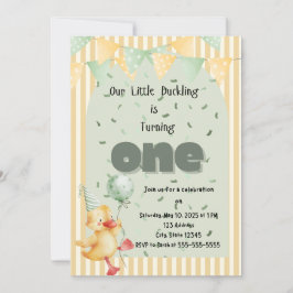 ダックファースト誕生日 招待状